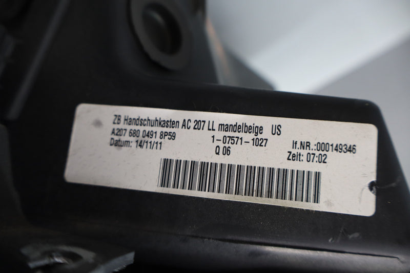 Load image into Gallery viewer, 10-13 Mercedes E350 E550 Coupe Dashboard Glove Box Compartment 2076800491 Oem
