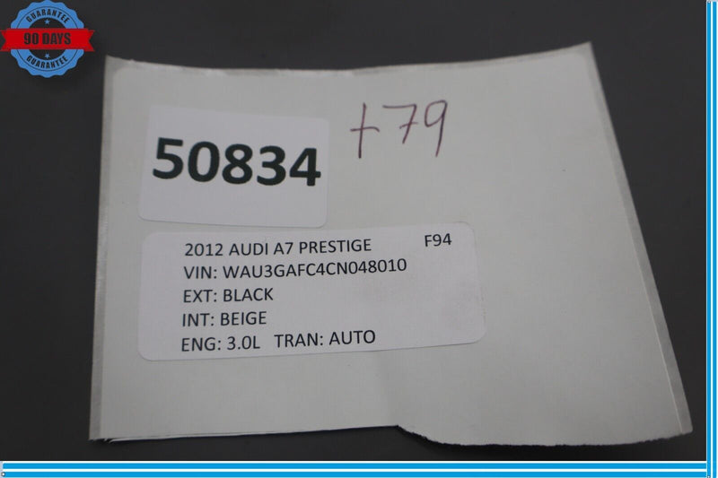 Load image into Gallery viewer, 12-15 Audi A7 Quattro Rear Left Side Upper D Pillar Cover Trim Panel Cover Oem
