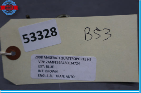 04-08 Maserati Quattroporte Rear Left Driver Bumper Side Marker Turn Signal Oem