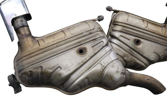 07-09 Mercedes X164 GL550 Left & Right Exhaust Muffler Mufflers Pipe Set Oem