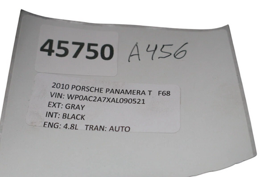 10-16 Porsche Panamera Rear Stabilizer Air Suspension Compressor Valve Block Oem