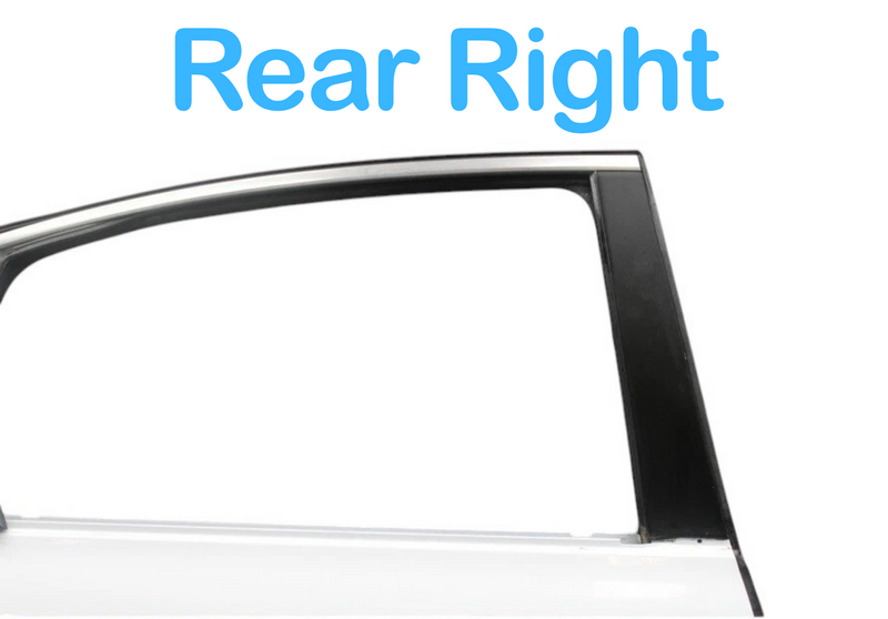 Load image into Gallery viewer, 15-16 Hyundai Genesis Rear Right Passenger Side Door Cover Panel White OEM
