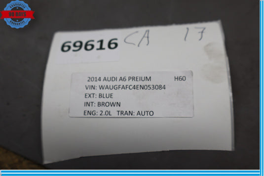 12-18 Audi A6 Front Left Driver Side Lower Control Arm 8K0407155 Oem