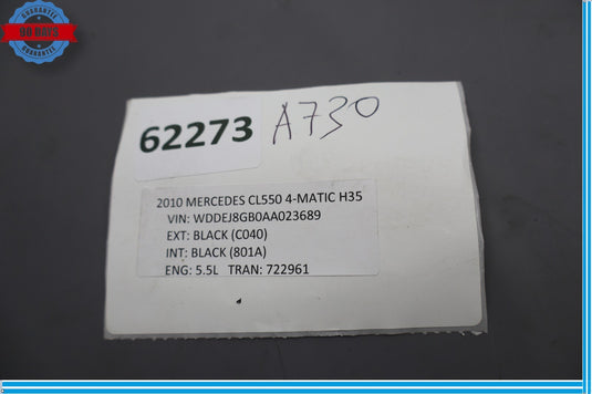 10-14 Mercedes CL550 CL600 W216 Front Right Side Outside Cover Trim Oem