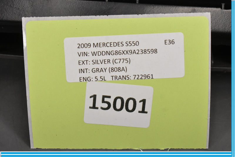 Load image into Gallery viewer, 07-13 Mercedes S550 W221 Front Right Under Seat Storage Compartment Gray Oem
