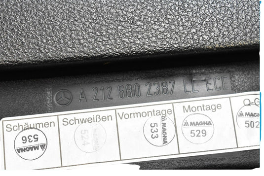 10-13 Mercedes W212 E350 E400 E550 Dashboard Dash Board Panel Black Oem