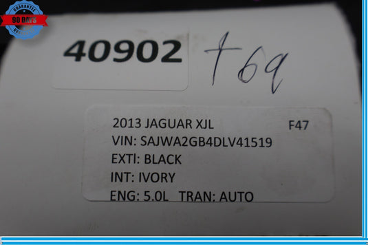 10-15 Jaguar XJ XJL X351 Left Driver Side Lower B Pillar Trim Cover Oem