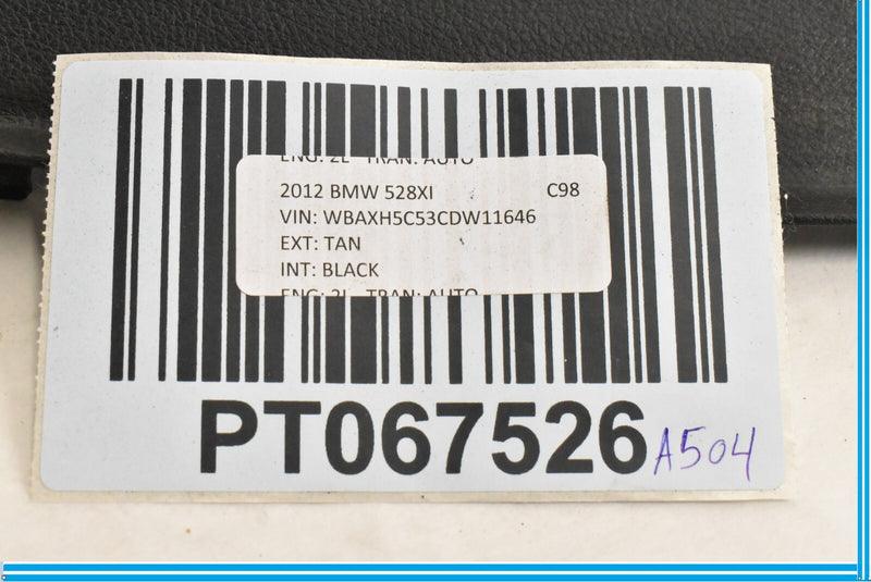 Load image into Gallery viewer, 11-13 BMW 528i 530i 550i F10 Front Left Driver Seat Cover Trim Panel 9166805 Oem
