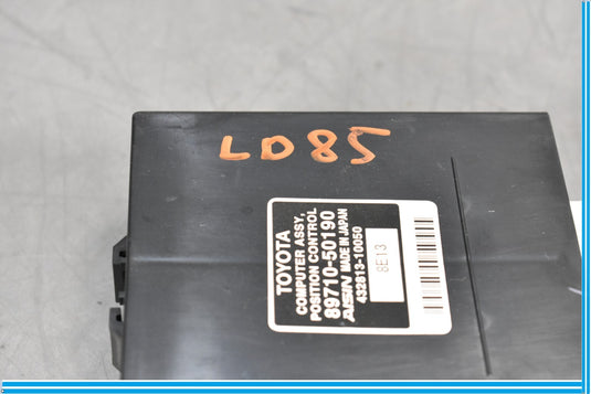 07-09 Lexus LS460 Rear Left Seat Mounted Position Control Module 8971050190 Oem