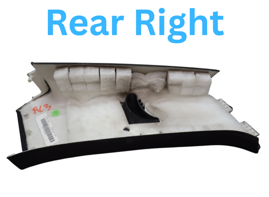 11-18 Porsche Cayenne 958 Rear Right Side Upper C-Pillar Trim Cover Panel Oem