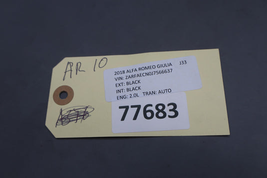 17-19 Alfa Romeo Giulia Center Console Armrest Arm Rest Storage Lid Cover Oem