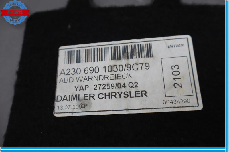 Load image into Gallery viewer, 03-12 Mercedes R230 SL500 AMG Trunk Cargo Luggage Cover Trim Oem
