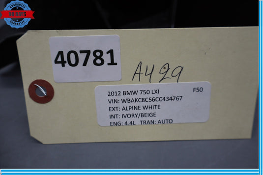 10-15 BMW F01 F02 xDrive Right Passenger Side Body Molding Radiator Air Duct Oem