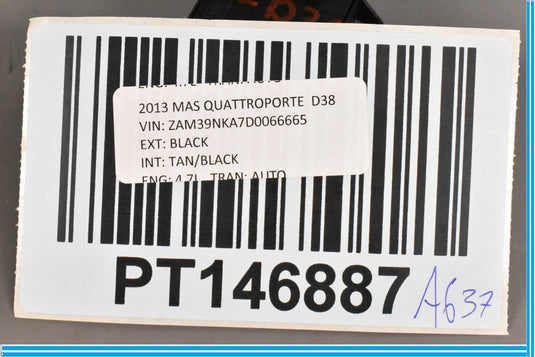 04-13 Maserati Quattroporte M139 Front Left Driver Seat Adjustment Switch Oem