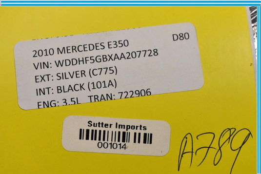 10-16 Mercedes E350 E550 Speedometer Odometer Instrument Cluster Gauge Black OEM