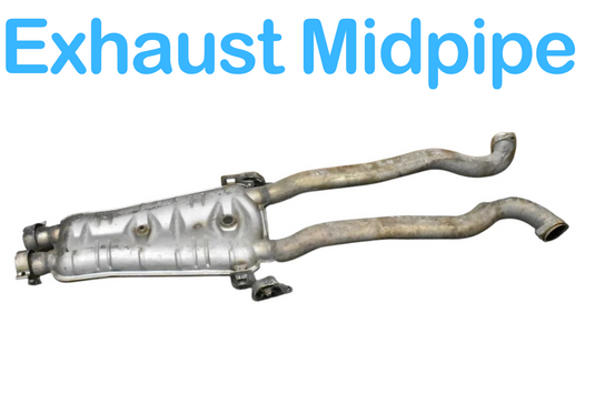 2001 Bentley Arnage Exhaust Silencer Resonator Midpipe Oem