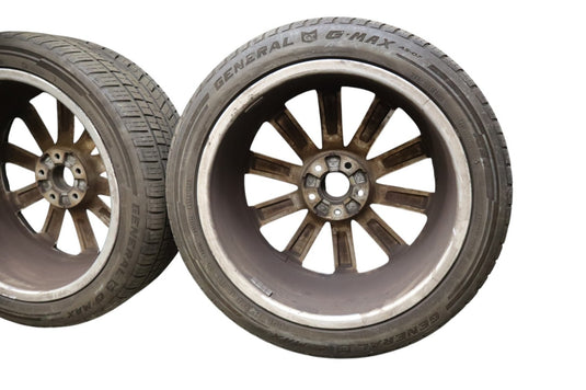 12-15 Audi A7 Quattro 19" 10 Spoke Alloy Wheel Set 255/40 ZR19 4G8601025AF Oem