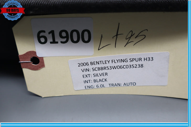 Load image into Gallery viewer, 06-12 Bentley Continental Flying Spur Rear Back Deck Shelf Trim Panel Oem
