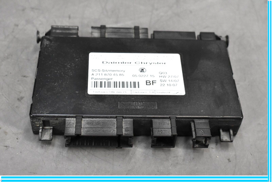 03-12 Mercedes CLS550 E550 W219 Front Right Seat Control Module Oem