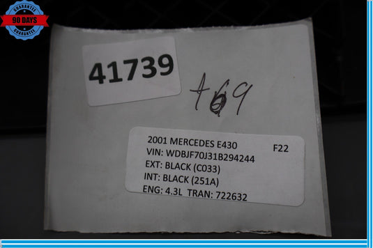 98-02 Mercedes W210 E430 E320 Front Right Passenger Side Seat Outer Trim Oem