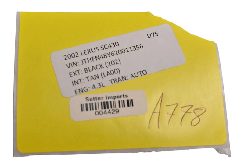 Load image into Gallery viewer, 02-10 Lexus SC430 Engine Coolant Expansion Overflow Reservoir Tank Bottle Oem
