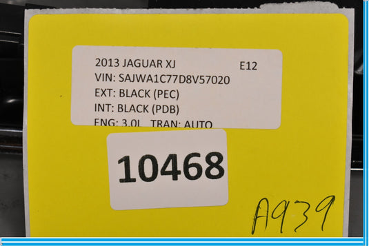 10-18 Jaguar XJ XJL X351 Rear Right Passenger Side Window Control Switch Oem