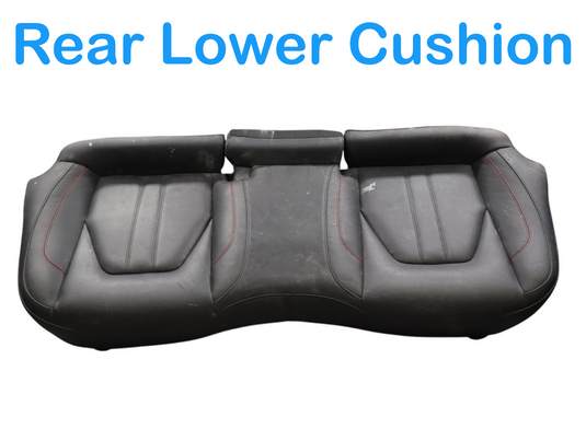 14-20 Maserati Ghibli Rear Seat Lower Bottom Cover Cushion Black Oem