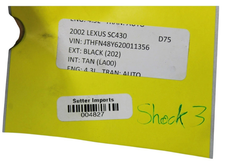 Load image into Gallery viewer, 02-05 Lexus SC430 Front Right Passenger Side Shock Strut Impact Absorber OEM
