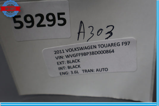 11-17 Volkswagen VW Touareg Differential Lock Dial Transfer Case Switch Oem