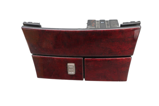 01-06 Lexus LS430 Center Console Upper Wood Trim Panel w/ Box & Switch Oem