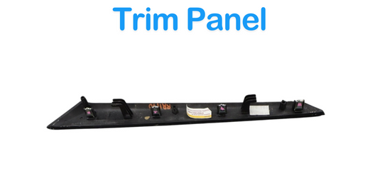 14-22 Maserati Quattroporte Rear Right Side Door Panel Trim Panel Carbon OEM