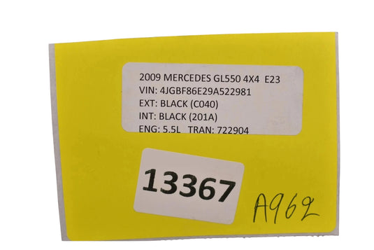 06-13 Mercedes W164 GL550 GL450 Dash Dashboard Headlight Lamp Control Switch Oem