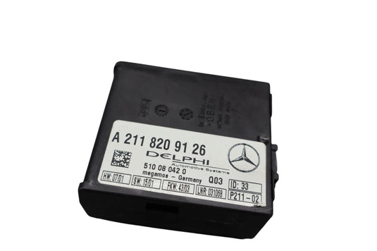 00-12 Mercedes W220 S600 Anti Theft Alarm Sensor Control Module Unit Black OEM