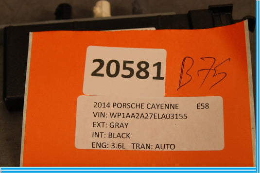 11-18 Porsche Cayenne Rear Right Antenna Amplifier Booster Module Oem