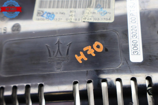 2014 Maserati Quattroporte SQ4 M156 Instrument Cluster Speedometer Black Oem