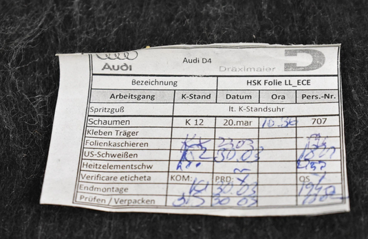 11-18 Audi S8 A8 Quattro Dash Dashboard Glove Box Storage Compartment Oem