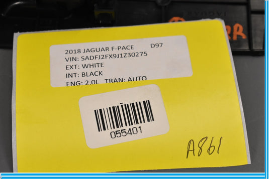 2018 Jaguar E-Pace Rear Right Window Lift Lock Switch Trim Panel Oem