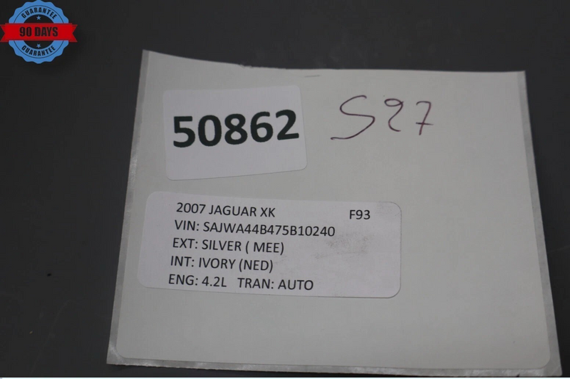 Load image into Gallery viewer, 07-09 Jaguar XK XKR Front Right Passenger Side Interior Door Panel Cover OEM
