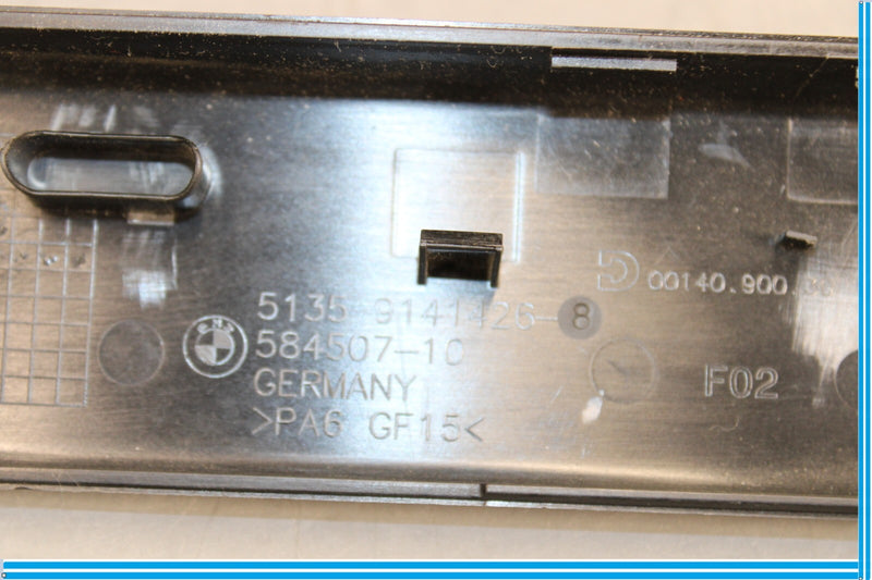 Load image into Gallery viewer, 09-15 BMW 750Li F01 F02 Rear Right Passenger Door Window Trim Cover Panel Oem
