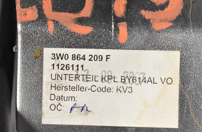 Load image into Gallery viewer, 03-12 Bentley Continental Front Left Center Console Armrest Arm Rest Black Oem
