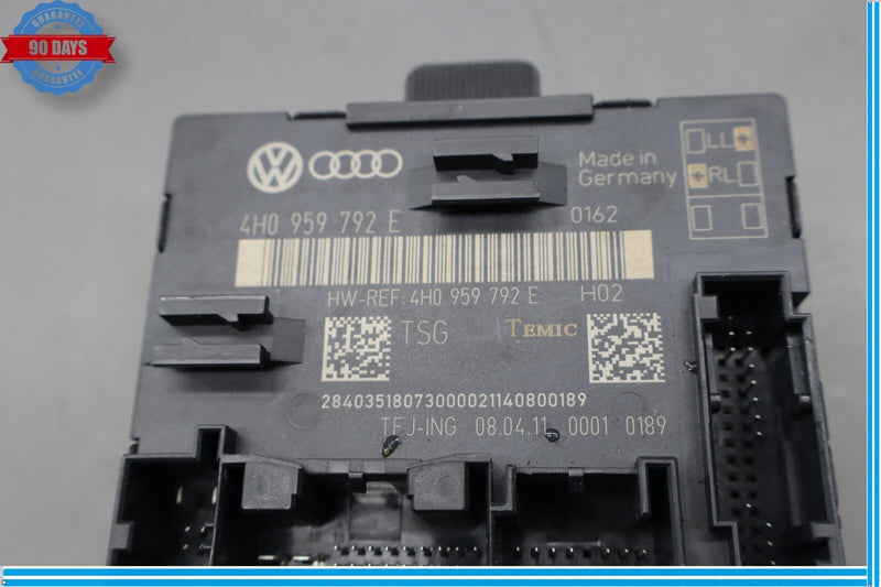 Load image into Gallery viewer, 11-12 Audi A8 Quattro S8 Front Right Passenger Side Door Control Module Unit Oem
