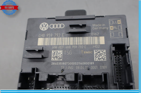 11-12 Audi A8 Quattro S8 Front Right Passenger Side Door Control Module Unit Oem