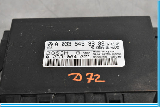 00-06 Mercedes S600 W220 Parktronic Parking Control Module Unit ECU Oem