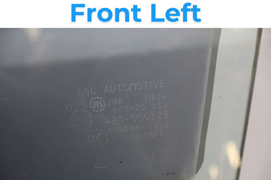 11-17 Infiniti QX56 QX80 Front Left Driver Side Door Window Glass 43R000128 Oem