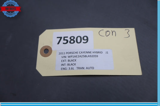 11-12 Porsche Cayenne 958 Right Side Auxiliary Water Cooler Coolant Radiator Oem