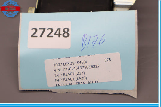 07-09 Lexus LS460 Battery Mayday Communication Control Module Oem