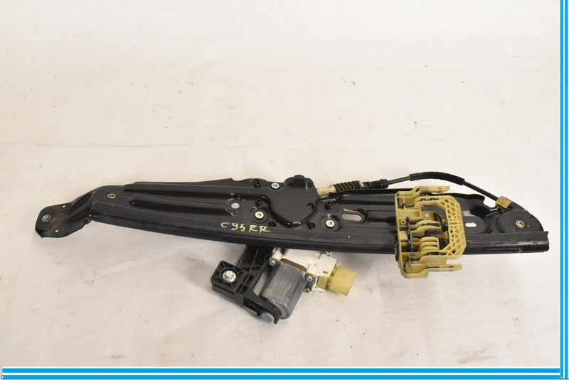 Load image into Gallery viewer, 09-15 BMW 750i 750Li F01 F02 Rear Right Passenger Window Regulator W/ Motor Oem
