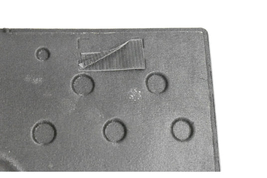 03-13 Maserati Quattroporte M139 Rear Spare Tire Cover Panel Black 69299506 OEM