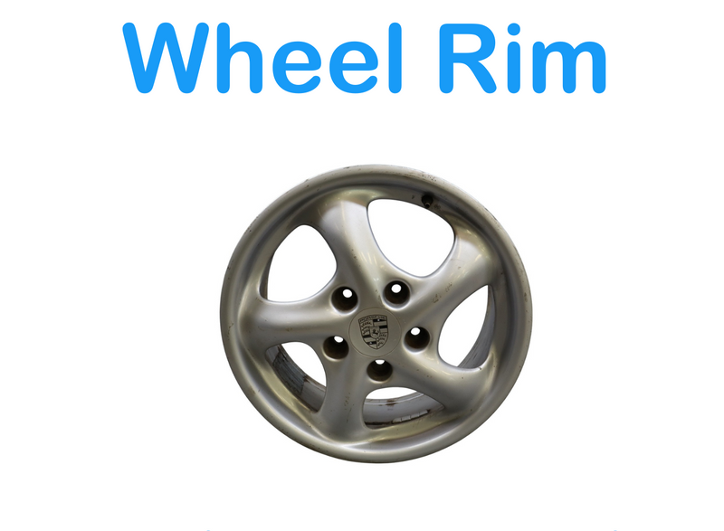 Load image into Gallery viewer, 97-05 Porsche Boxster 911 Front Alloy Wheel Rim Disc 17x7 17" R17 Silver Oem
