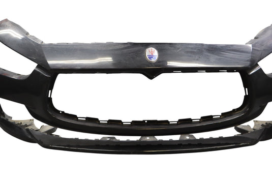 14-17 Maserati Ghibli Front Bumper Cover Assembly Black 673001804 Oem